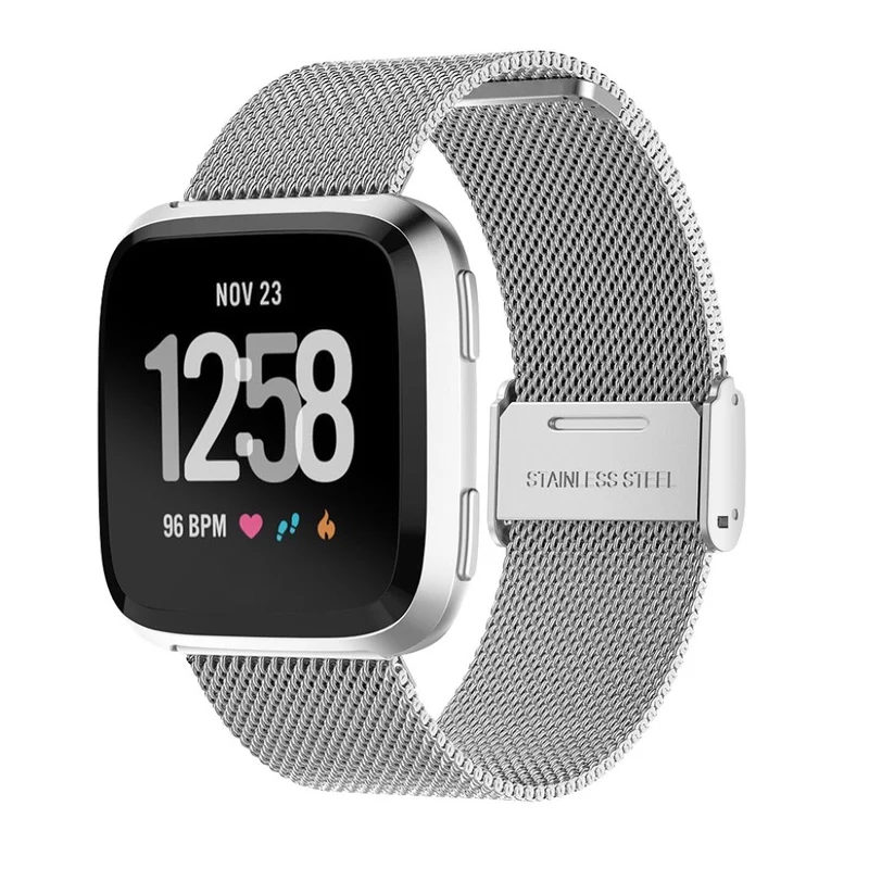 Mega modisch Fitbit Versa Metall armband