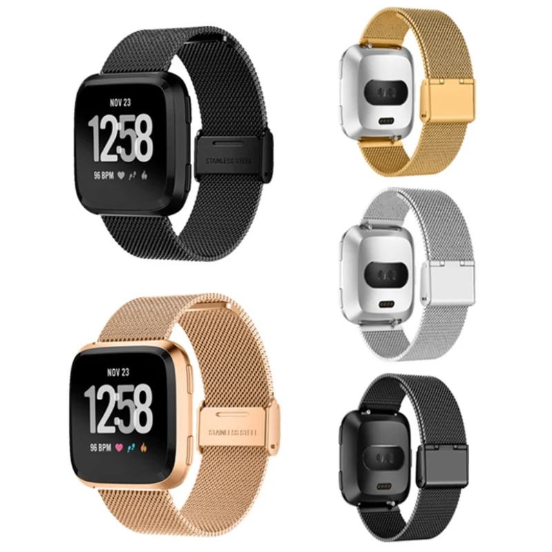 Mega modisch Fitbit Versa Metall armband