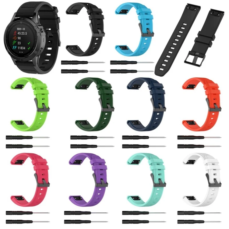 Super gut Garmin Approach S60 Silikon / TPU armband