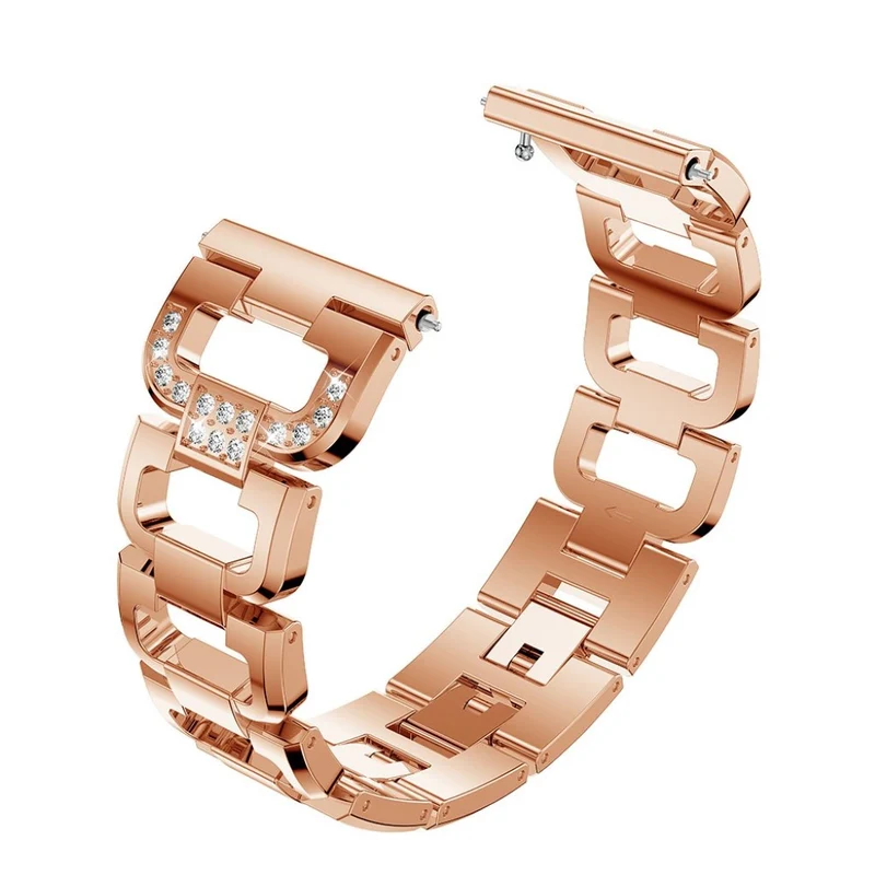 Absolut elegant Fitbit Versa Metall und Strass armband