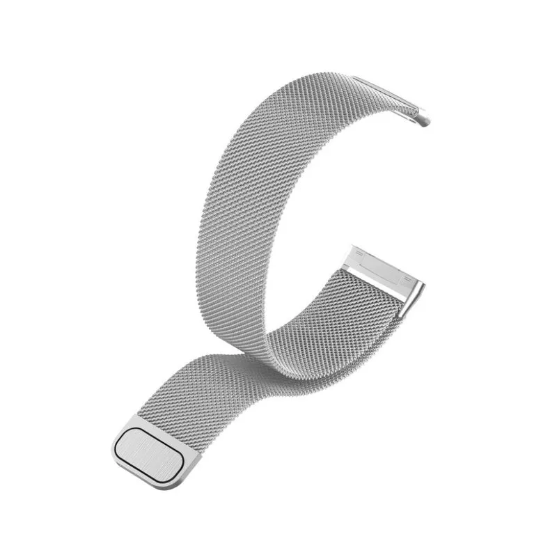 Super robust Fitbit Versa 3 / Fitbit Sense Metall armband - Größe: S
