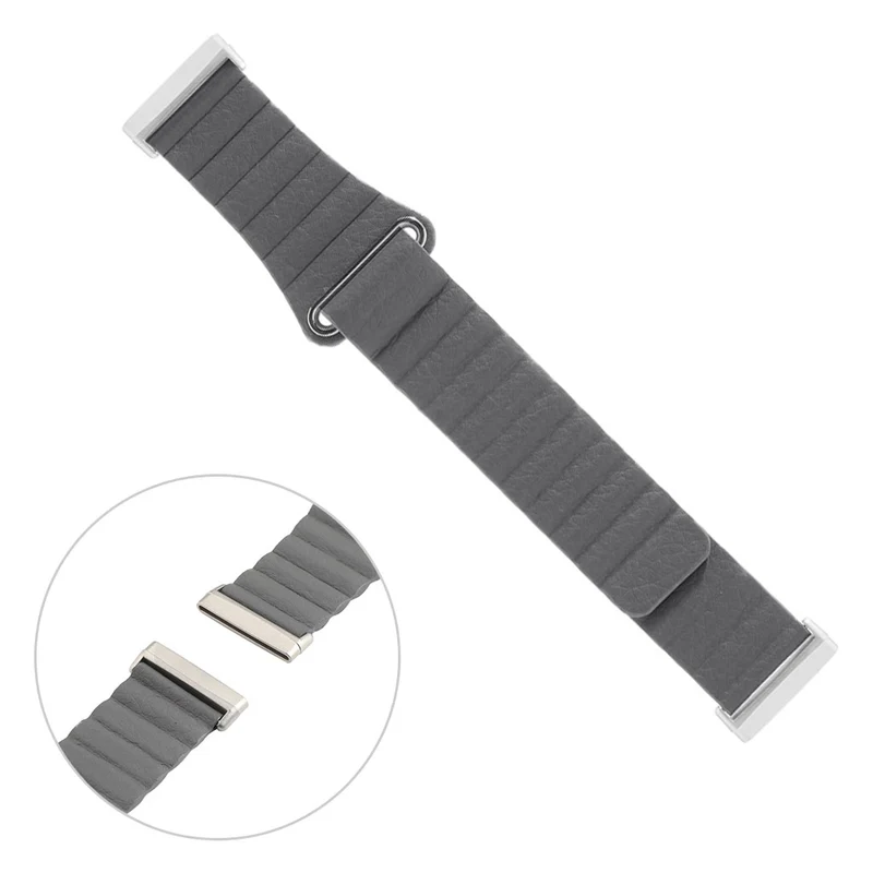 Elegant Fitbit Versa 3 / Fitbit Sense Echtes Leder armband