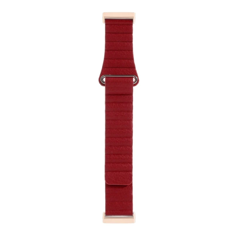 Elegant Fitbit Versa 3 / Fitbit Sense Echtes Leder armband