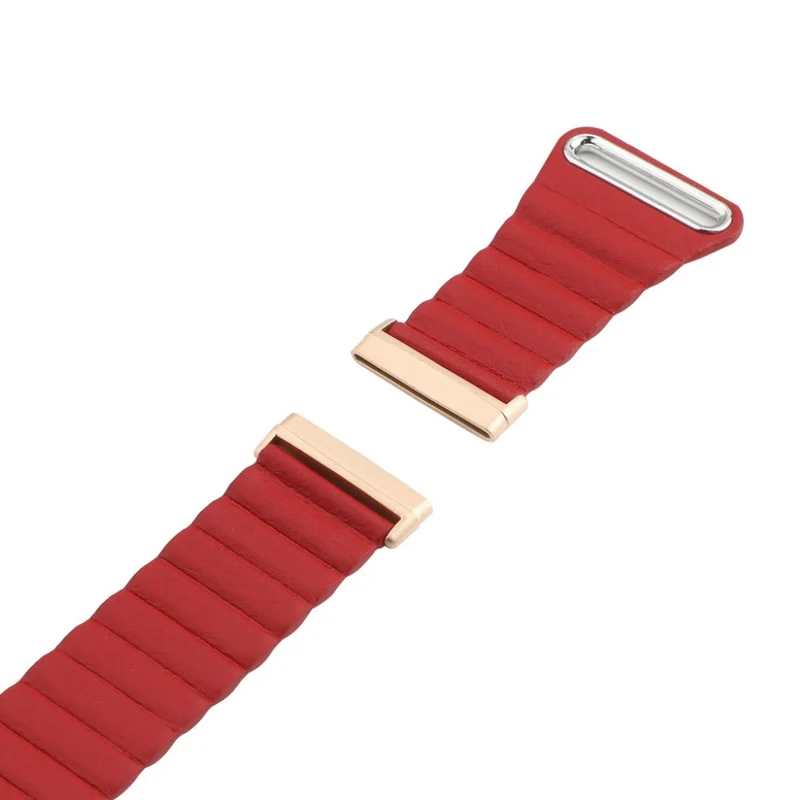 Elegant Fitbit Versa 3 / Fitbit Sense Echtes Leder armband
