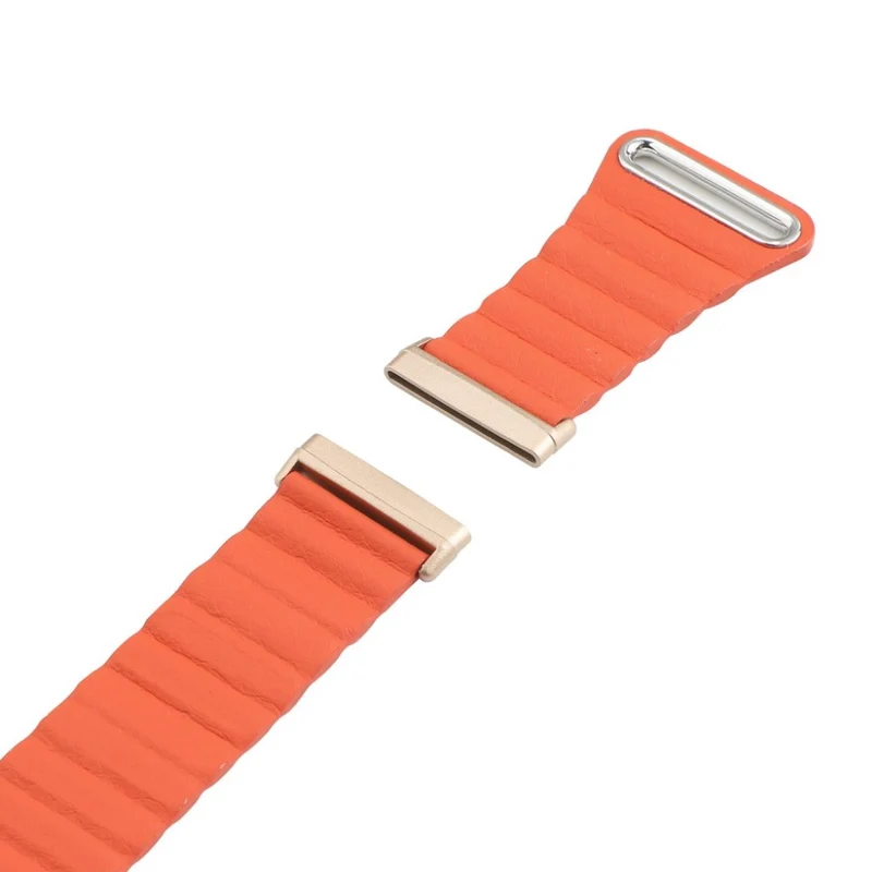 Elegant Fitbit Versa 3 / Fitbit Sense Echtes Leder armband