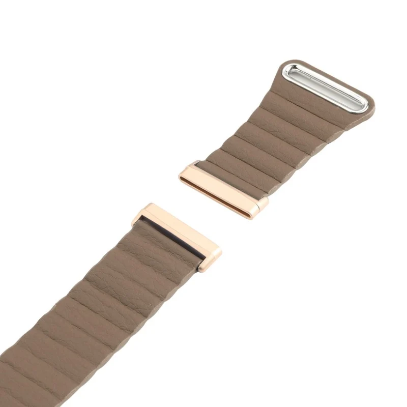 Elegant Fitbit Versa 3 / Fitbit Sense Echtes Leder armband