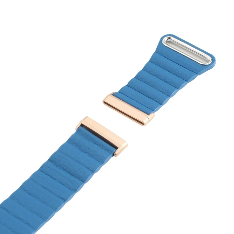 Elegant Fitbit Versa 3 / Fitbit Sense Echtes Leder armband