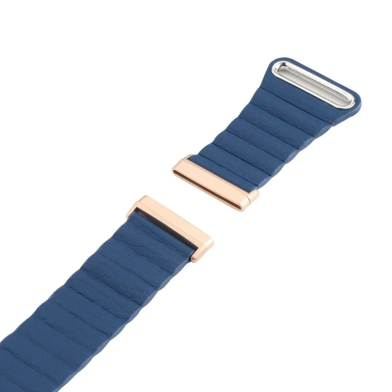 Elegant Fitbit Versa 3 / Fitbit Sense Echtes Leder armband