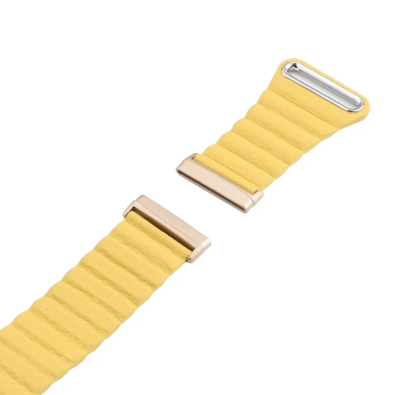 Elegant Fitbit Versa 3 / Fitbit Sense Echtes Leder armband