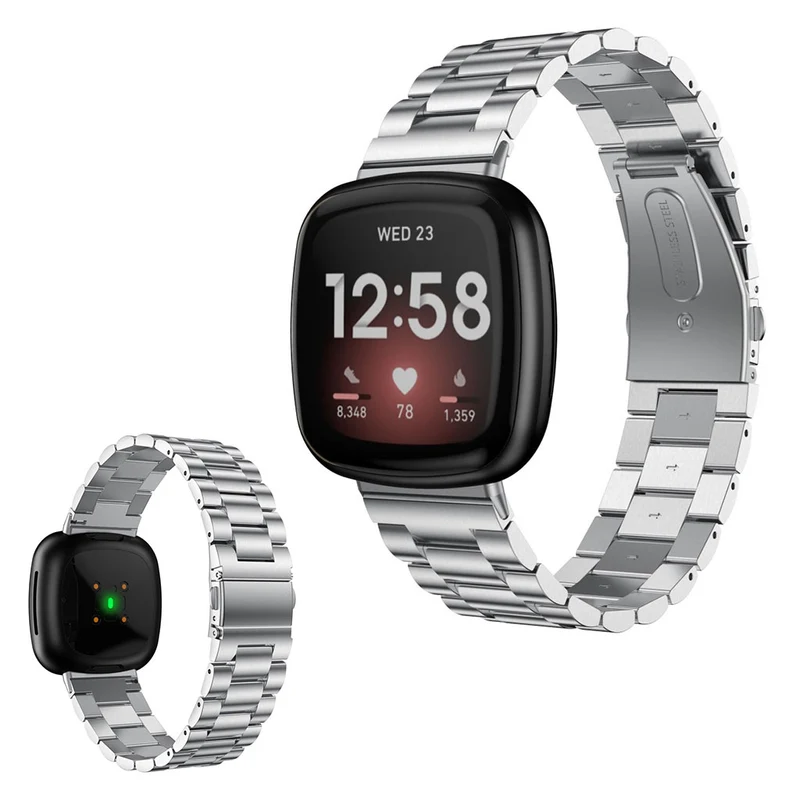 Supersauber Fitbit Versa 3 / Fitbit Sense Metall armband