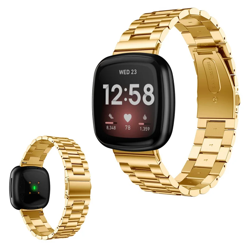 Super stark Fitbit Versa 3 / Fitbit Sense Metall armband