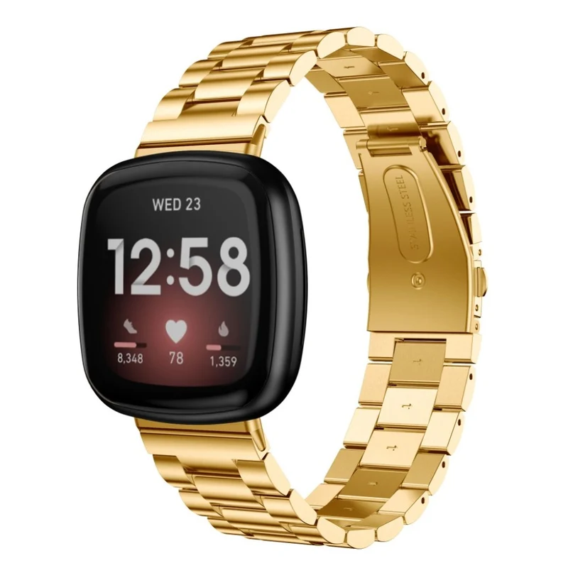 Super stark Fitbit Versa 3 / Fitbit Sense Metall armband