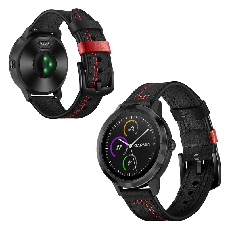 Garmin Vivoactive 3 / Garmin Vivomove HR Echtes Leder armband