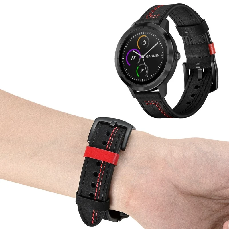 Garmin Vivoactive 3 / Garmin Vivomove HR Echtes Leder armband