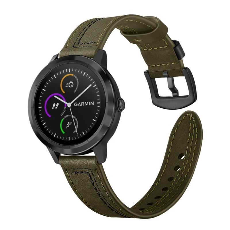 Garmin Vivoactive 3 / Garmin Vivomove HR Echtes Leder armband