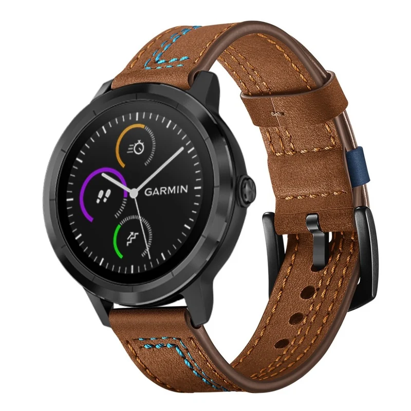 Garmin Vivoactive 3 / Garmin Vivomove HR Echtes Leder armband