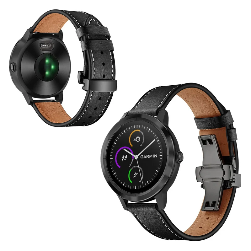 Garmin Vivoactive 3 / Garmin Vivomove HR Echtes Leder armband