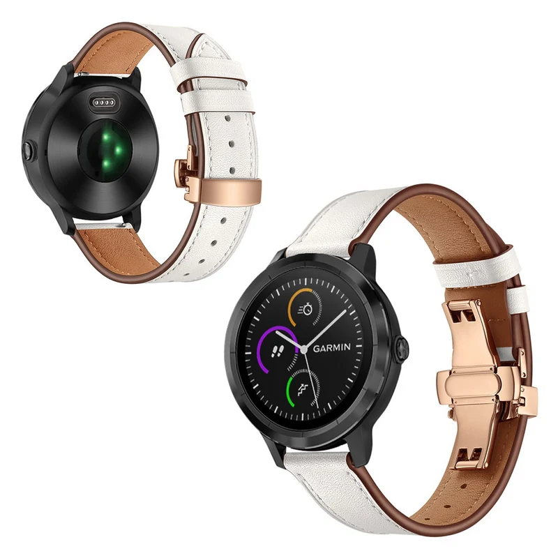 Garmin Vivoactive 3 / Garmin Vivomove HR Echtes Leder armband