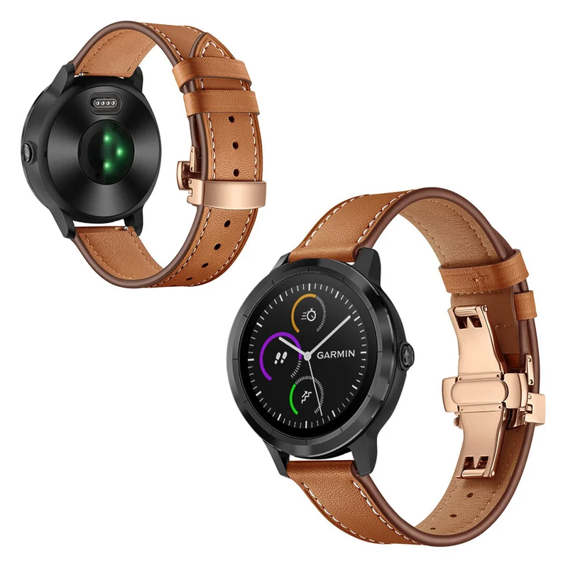 Garmin Vivoactive 3 / Garmin Vivomove HR Echtes Leder armband
