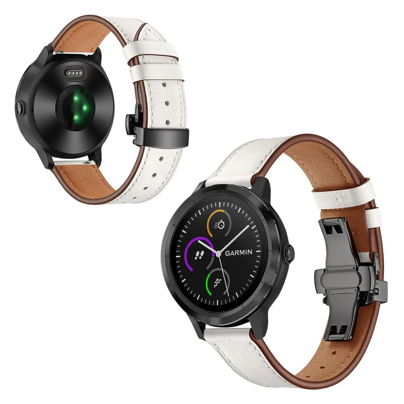 Garmin Vivoactive 3 / Garmin Vivomove HR Echtes Leder armband