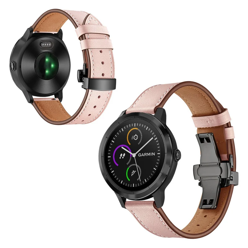 Garmin Vivoactive 3 / Garmin Vivomove HR Echtes Leder armband