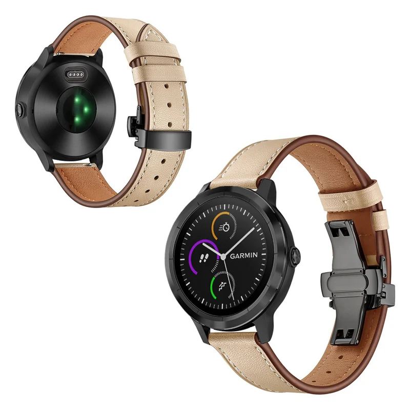 Garmin Vivoactive 3 / Garmin Vivomove HR Echtes Leder armband