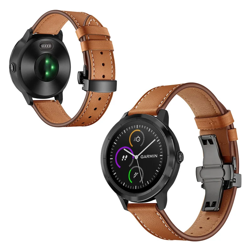 Garmin Vivoactive 3 / Garmin Vivomove HR Echtes Leder armband