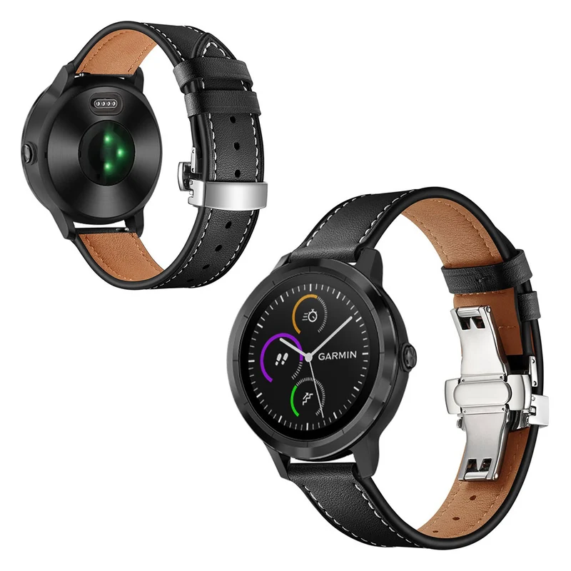 Garmin Vivoactive 3 / Garmin Vivomove HR Echtes Leder armband
