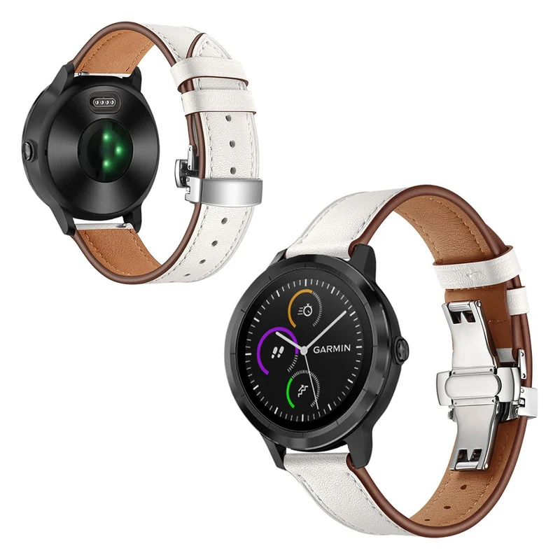 Garmin Vivoactive 3 / Garmin Vivomove HR Echtes Leder armband