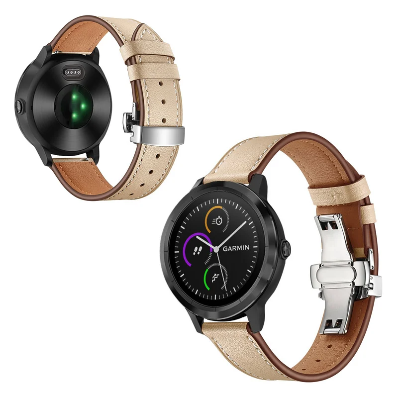 Garmin Vivoactive 3 / Garmin Vivomove HR Echtes Leder armband