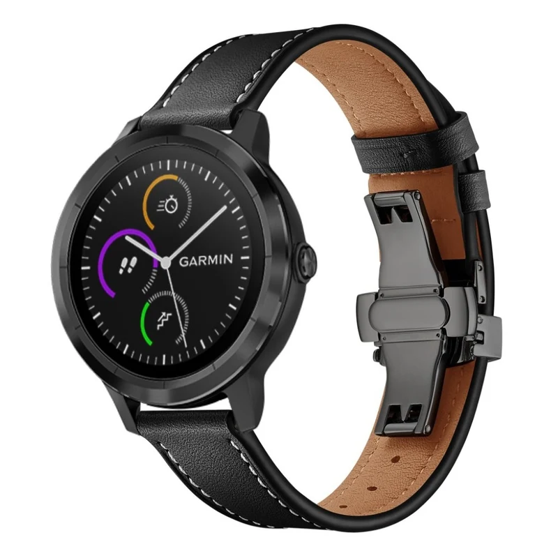 Garmin Vivoactive 3 / Garmin Vivomove HR Echtes Leder armband