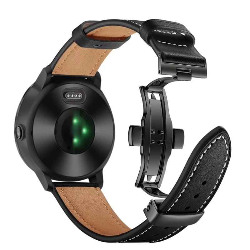 Garmin Vivoactive 3 / Garmin Vivomove HR Echtes Leder armband