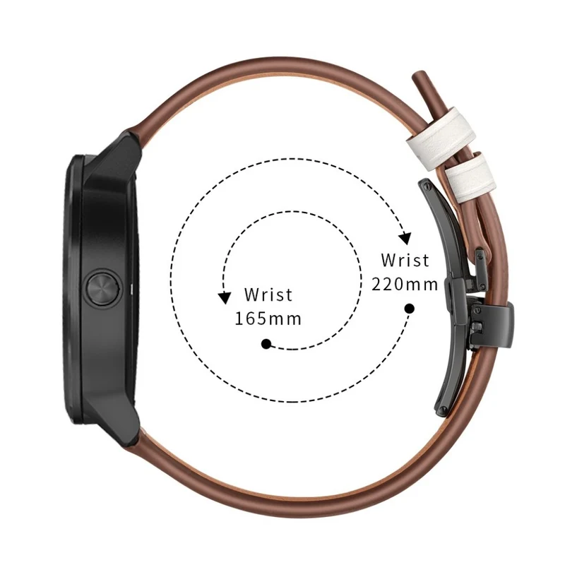 Garmin Vivoactive 3 / Garmin Vivomove HR Echtes Leder armband