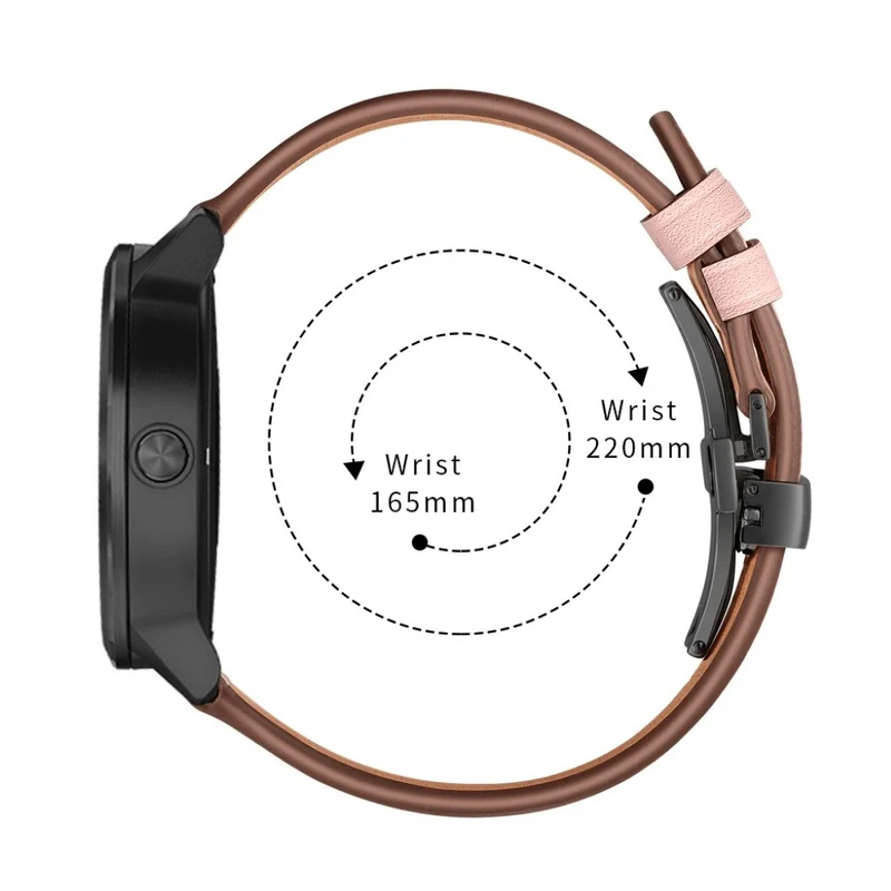 Garmin Vivoactive 3 / Garmin Vivomove HR Echtes Leder armband