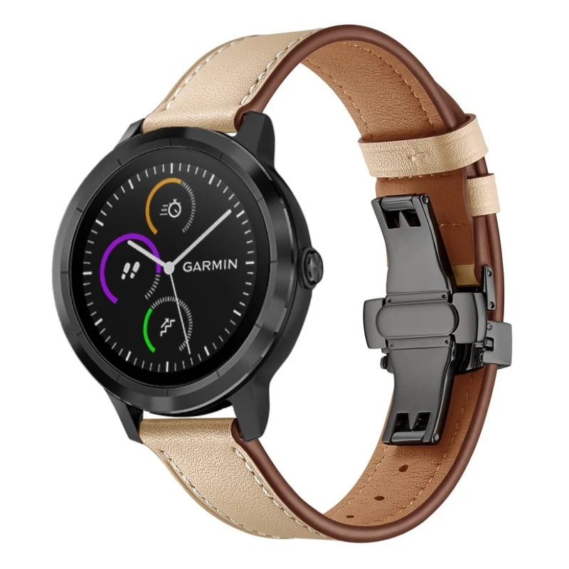 Garmin Vivoactive 3 / Garmin Vivomove HR Echtes Leder armband