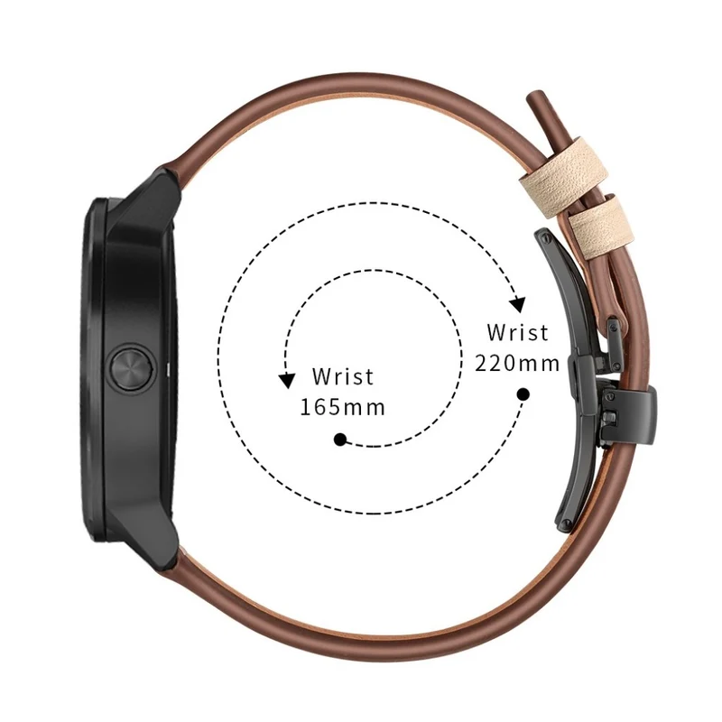 Garmin Vivoactive 3 / Garmin Vivomove HR Echtes Leder armband