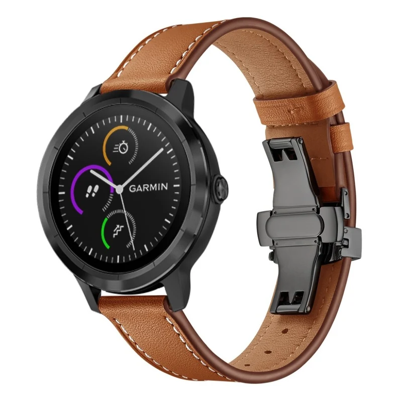 Garmin Vivoactive 3 / Garmin Vivomove HR Echtes Leder armband