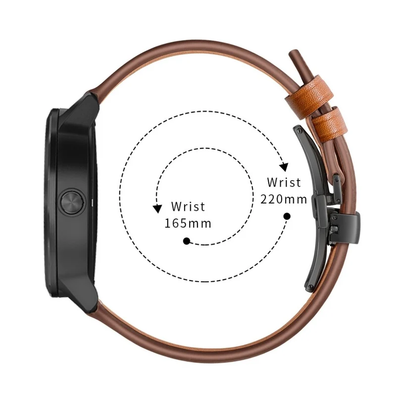Garmin Vivoactive 3 / Garmin Vivomove HR Echtes Leder armband
