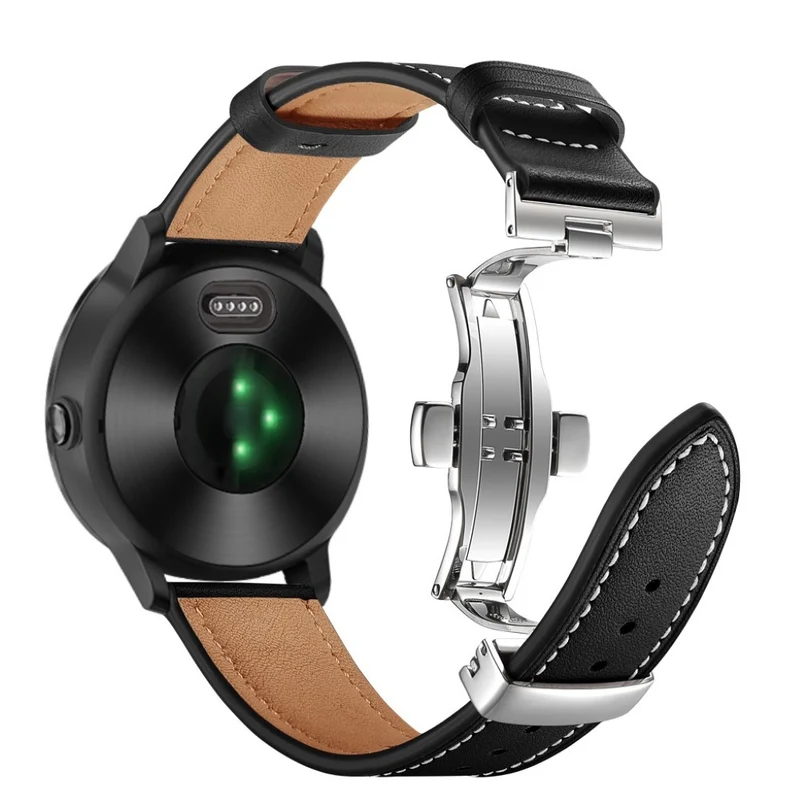 Garmin Vivoactive 3 / Garmin Vivomove HR Echtes Leder armband