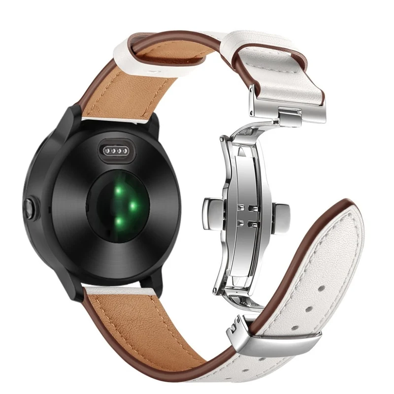 Garmin Vivoactive 3 / Garmin Vivomove HR Echtes Leder armband