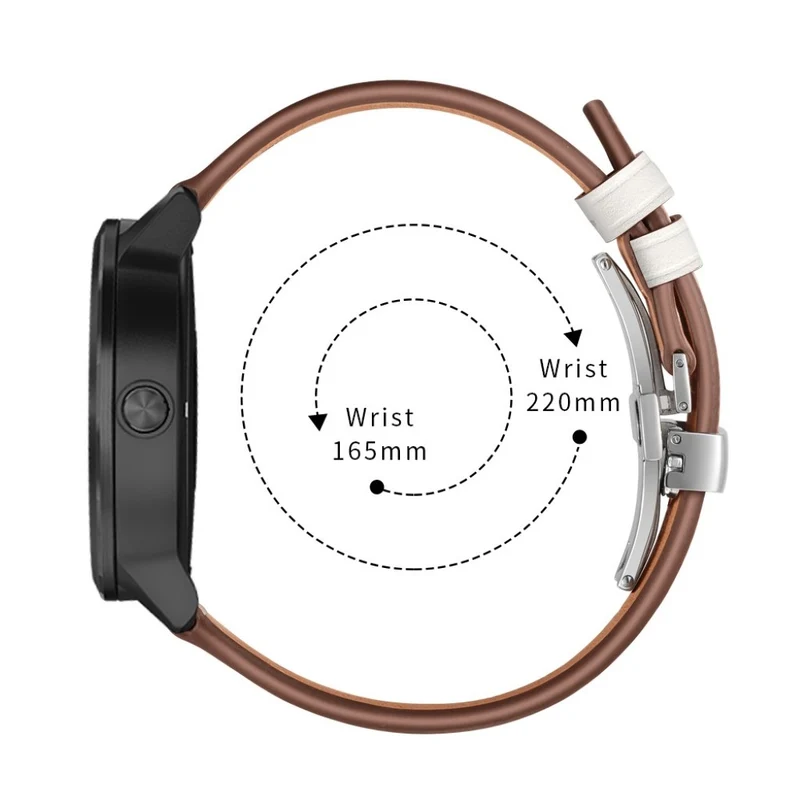 Garmin Vivoactive 3 / Garmin Vivomove HR Echtes Leder armband