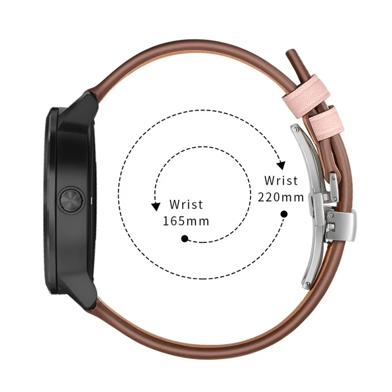 Garmin Vivoactive 3 / Garmin Vivomove HR Echtes Leder armband