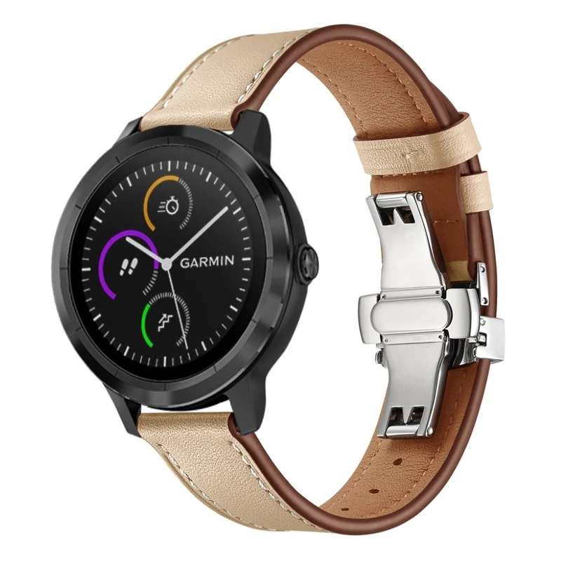 Garmin Vivoactive 3 / Garmin Vivomove HR Echtes Leder armband