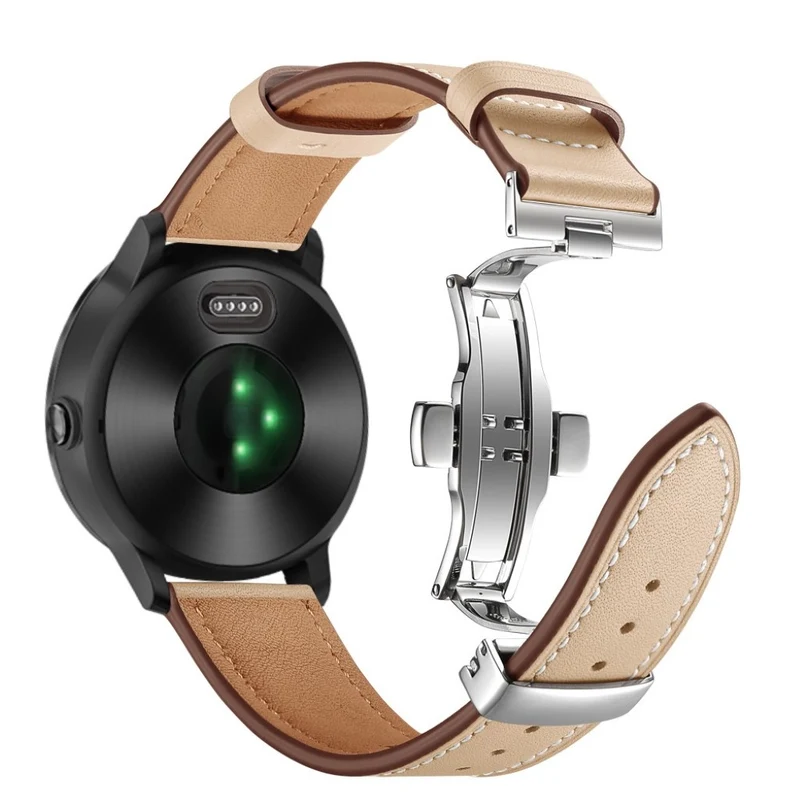 Garmin Vivoactive 3 / Garmin Vivomove HR Echtes Leder armband