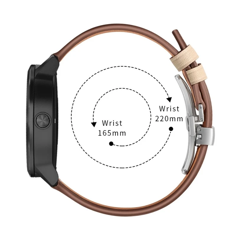 Garmin Vivoactive 3 / Garmin Vivomove HR Echtes Leder armband