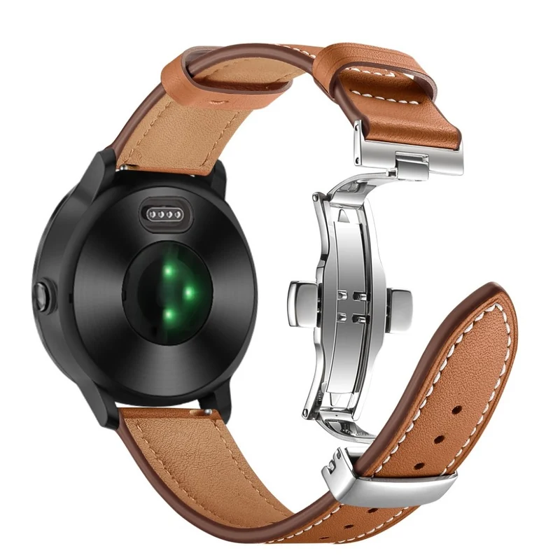 Garmin Vivoactive 3 / Garmin Vivomove HR Echtes Leder armband