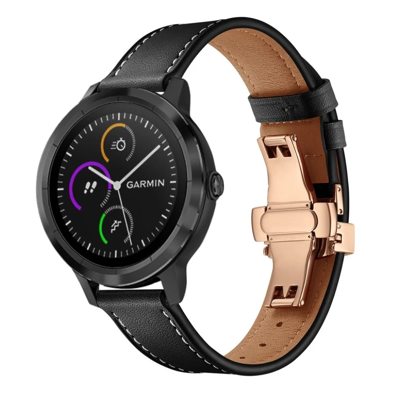 Garmin Vivoactive 3 / Garmin Vivomove HR Echtes Leder armband