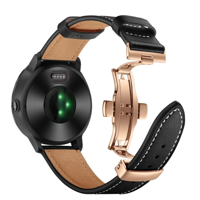 Garmin Vivoactive 3 / Garmin Vivomove HR Echtes Leder armband