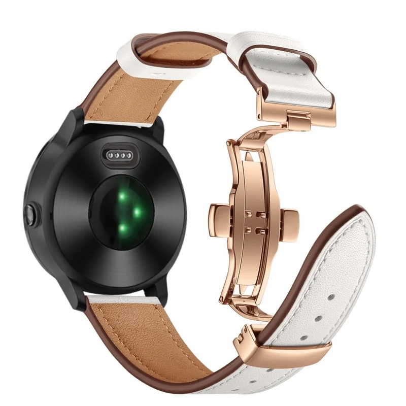 Garmin Vivoactive 3 / Garmin Vivomove HR Echtes Leder armband