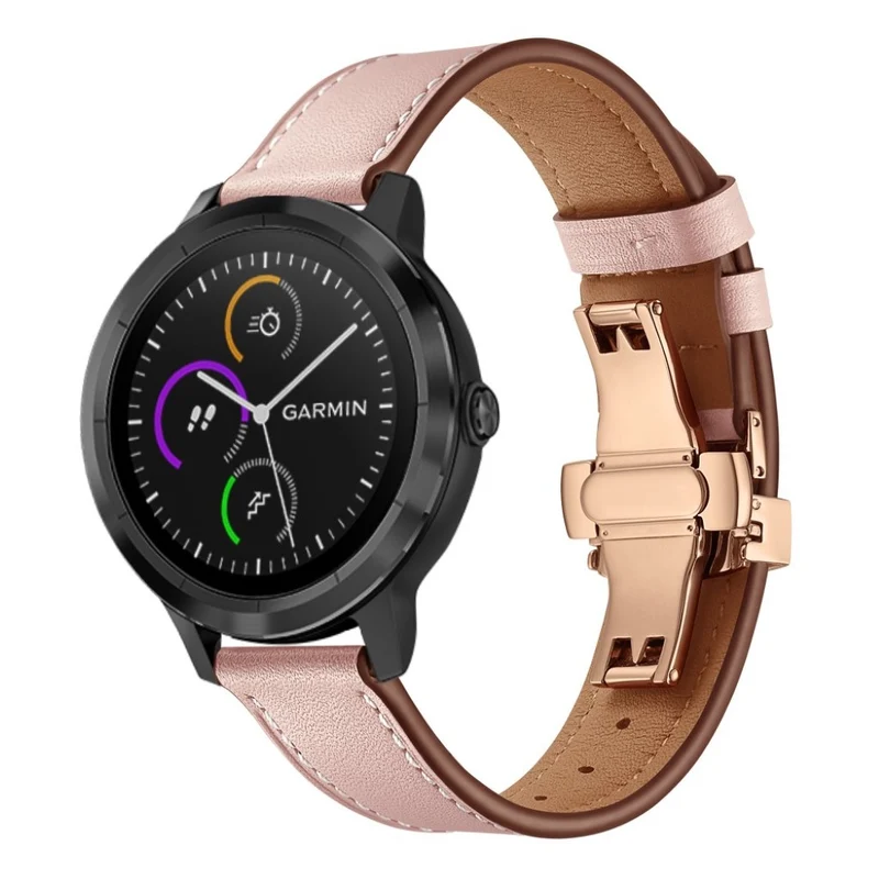 Garmin Vivoactive 3 / Garmin Vivomove HR Echtes Leder armband